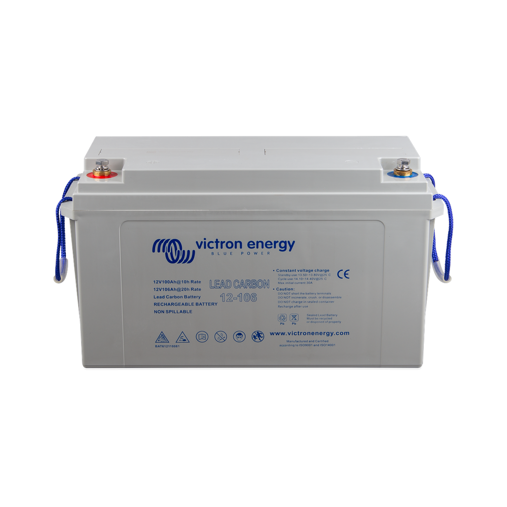 Lead Carbon Battery 12V-106Ah (M8) (front-angle).png
