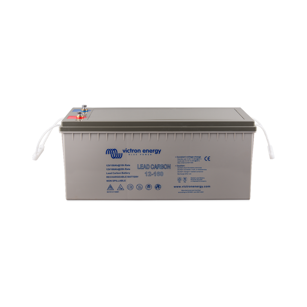 Lead Carbon Battery 12V-160Ah (M8) (front-angle).png