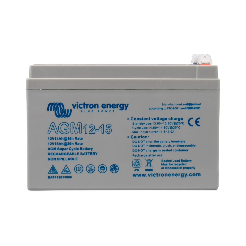[BAT412015081] Victron AGM Super Cycle 12V/15Ah (M5)