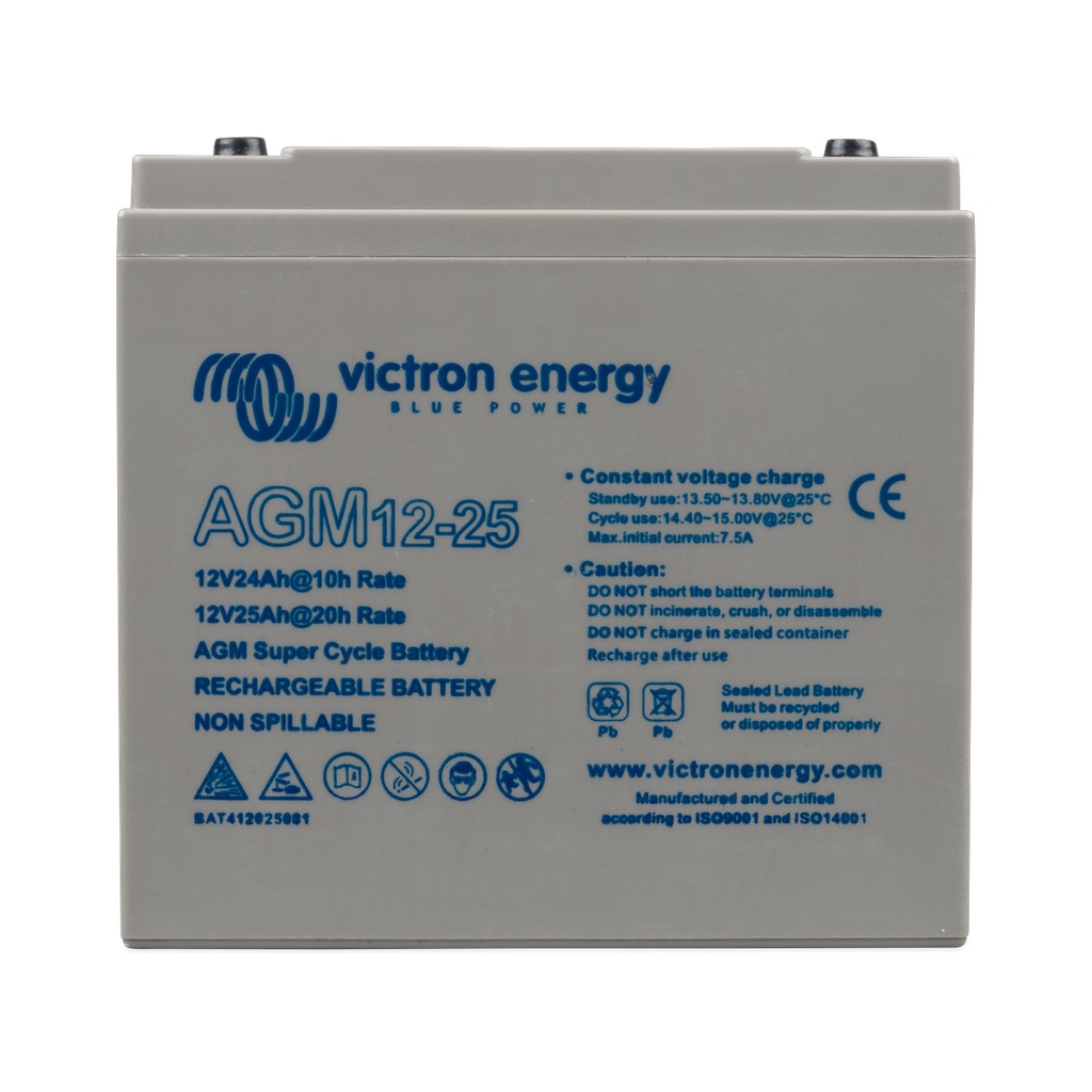 [BAT412025081] Victron AGM Super Cycle 12V/25Ah (M5)