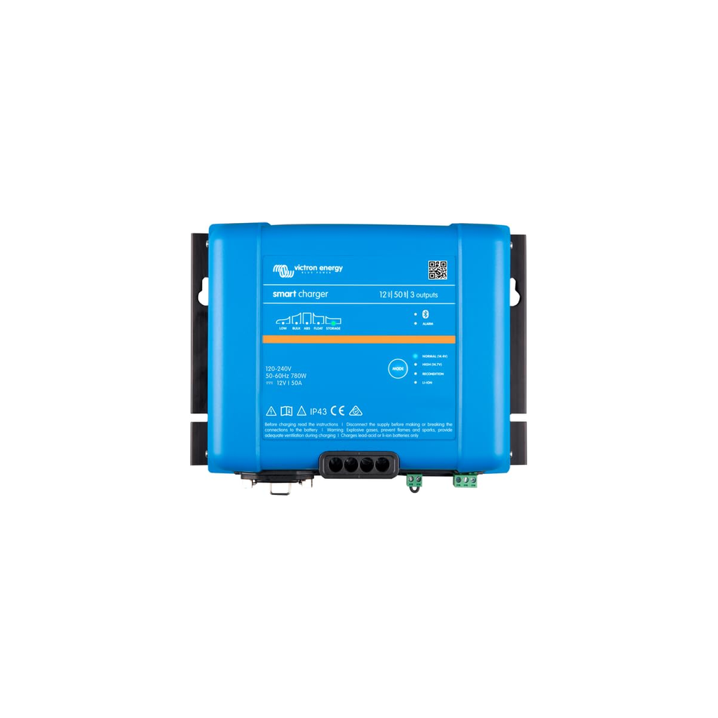 Victron Smart IP43 Charger 12/50 (3) 120/240V